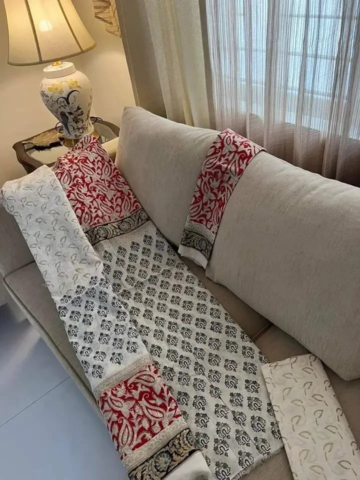 PURE KHADDI COTTON SCREEN PRINT 3PIC ID 2647