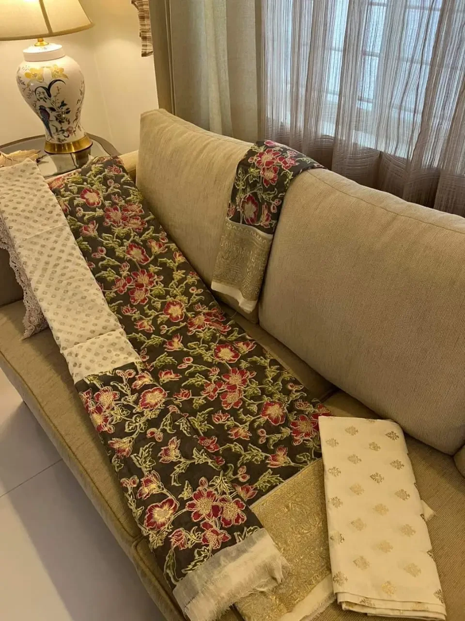 PURE KHADDI COTTON SCREEN PRINT 3PIC ID 2646