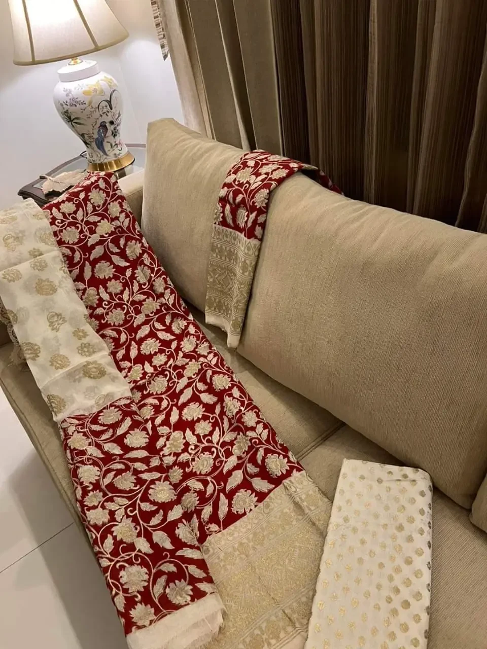 PURE KHADDI COTTON SCREEN PRINT 3PIC ID 2643