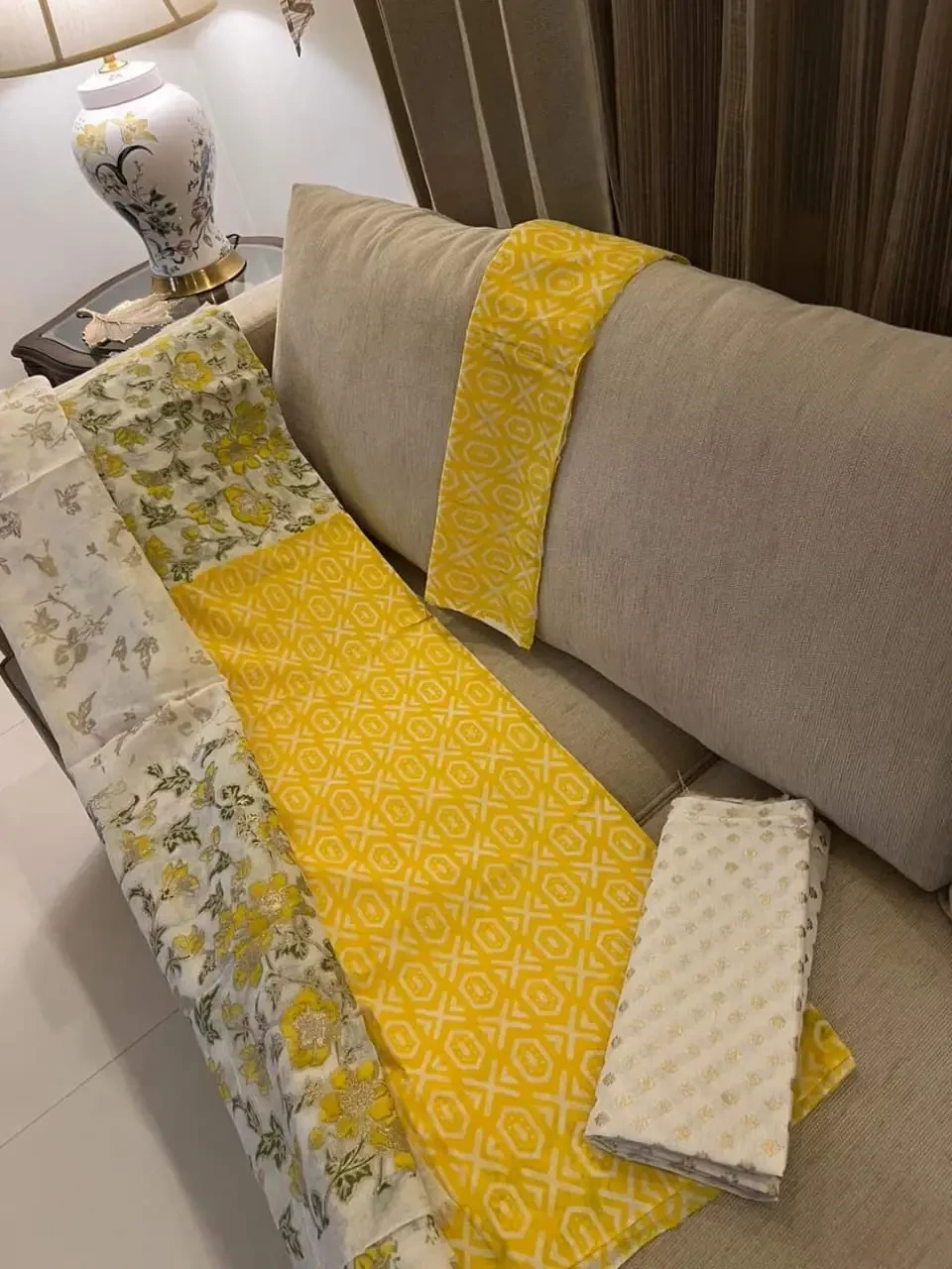 PURE KHADDI COTTON SCREEN PRINT 3PIC ID 2673