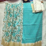 PURE KHADDI COTTON SCREEN PRINT 3PIC ID 2724