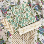 PURE KHADDI COTTON SCREEN PRINT 3PIC ID 2744