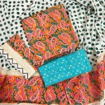 PURE KHADDI COTTON SCREEN PRINT 3PIC ID 2742