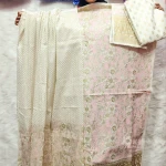 PURE KHADDI COTTON SCREEN PRINT 3PIC ID 2723