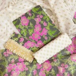 PURE KHADDI COTTON SCREEN PRINT 3PIC ID 2752