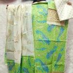 PURE KHADDI COTTON SCREEN PRINT 3PIC ID 2725