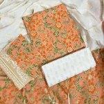 PURE KHADDI COTTON SCREEN PRINT 3PIC ID 2750